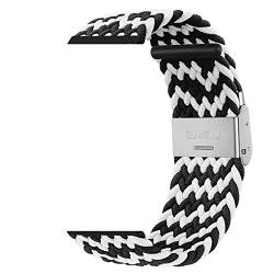 COEPMG Geflochtene Nylon-Uhren-Bands mit elastischer Schnalle für Garmin Fenix ​​7 7X 6 6X Profi 5X 5 3 Stunden 945 S60 S62 Quickfit-Freigabehahn Nylonbänder (Color : M, Size : Quickfit 26mm) von COEPMG