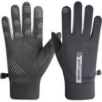 COFI 1453 Fäustlinge Winddichte Handy-Handschuhe für Damen und Herren Warmhaltend Grau von COFI 1453