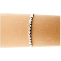 COFI 1453 Silberarmband Silberarmband Einstellbar Kettenarmband für Frauen Silber 925 von COFI 1453