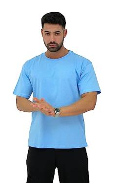 Megaman, Herren T-Shirt, Oversize, Hellblau | XX-Large von COFI 1453