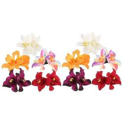 COHEALI 10 Stk Blumenhaarnadel Am Meer Plumeria-blumenclip Hawaiianische Blumenspange Hawaiianische Blumen Haarspangen Plumeria-haarnadel Haarschmuck Strand Böhmen Stoff Haarnadel von COHEALI