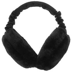 COHEALI Ohrenschützer Ohrenschützer Winter-Ohrenschützer Winter- Flauschige Ohrenschützer Weiche & Ohrenschützer Outdoor- Für Kaltes Wetter (Schwarz) Ohrenschützer Kopfhörer von COHEALI