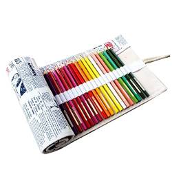 COHEALI Tragbare Bleistifttasche Rollstifthalter Schreibwaren-Box Farbiges Männer Und Frauen von COHEALI