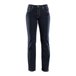 COLAC Damen Jeans Martha in Black mit Straight Fit mit Stretch, 38W / 30L, Blackblack von COLAC Jeans
