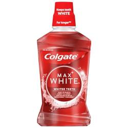 Colgate Max White Expert Spülmittel, 12 Stück x 500 ml, 0% Alkohol, weißere Zähne sofort, Schutz vor Flecken, enthält Fluor, Schutz gegen Karies von COLGATE
