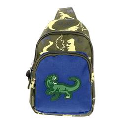 COLLBATH 1 STK Dinosaurier-Gürteltasche für Kinder lässige Umhängetasche süßer Rucksack Kinder Geldbörse Geldbörsen wanderrucksäcke Brusttasche Kindertasche Karikatur Hosenträger Reisen von COLLBATH