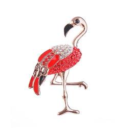 COLLBATH 1Stk Party-Brosche Flamingo-Brosche Strassschmuck Pullover-Brosche Perlenschmuck broschen für kleidung Kleiderbrosche Brustnadel Brosche Diamant Zubehör Material von COLLBATH