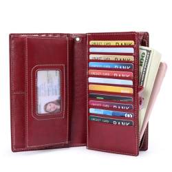 COLLBATH Clutch-Geldbörse für Damen Kartenhalter - -Brieftasche Mini-PU-Leder Brieftasche Handtasche damengeschenkideen damengeldbörse Portemonnaie Geldbörsen weibliche Geldbörse von COLLBATH