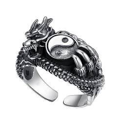 COLLBATH Tai-Chi-Drachenring vintage rings fingerring rings for men mens rings Costume jewelry männerring Ringe schmuck Herrenring künstlich einzelner Ring Mann Kupfer von COLLBATH