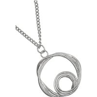 COLLEZIONE ALESSANDRO Lange Kette Flow, mit rundem XL-Anhänger von COLLEZIONE ALESSANDRO