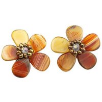 COLLEZIONE ALESSANDRO Paar Ohrclips Blossom von COLLEZIONE ALESSANDRO