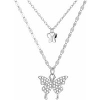 COLLEZIONE ALESSANDRO Silberkette Butterflies, aus 925 Sterling Silber von COLLEZIONE ALESSANDRO