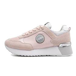 COLMAR Scarpe Donna Sneaker Travis Authentic high Outsole 184 Pelle/mesh pink/Silver DS23CO02 40 von COLMAR