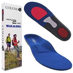 COLOMAX - WALKING - Einlegesohlen ideal für Wandern und Alltag - Optimale Dämpfung - Maximaler Halt - Für Damen & Herren (47-50 EU) von COLOMAX