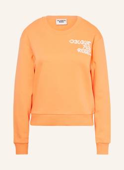 Colourful Rebel Sweatshirt Logo Wave orange von COLOURFUL REBEL