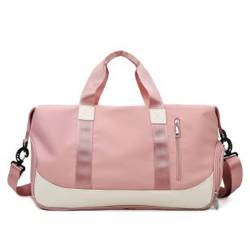 COLseller Damen Sporttasche Faltbare Weekender Reisetasche Weekender Sport Tasche für Reisen Gym Urlaub Übernachtung,Pink von COLseller