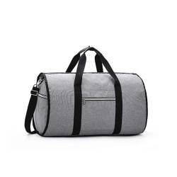 COLseller Damen Sporttasche Reisetasche mit Schuhfach und Nassfach Wasserabweisende Weekender Gym Travel Bag Handgepäck Tasche,Gray von COLseller