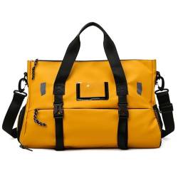 COLseller Damen Sporttasche Wasserdicht Reisetaschen Geeignet für Reisen wasserdichte Tragetasche, Camping,Yellow von COLseller