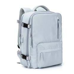 COLseller Gepäck Serie Praktische Reisetasche Cabin Bag Wasserabweisende Weekender Gym Travel Bag Handgepäck Tasche Trainingstasche für Damen Herren,Gray von COLseller