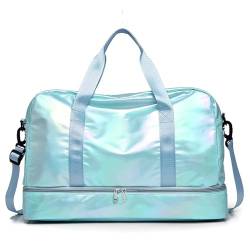COLseller Reisetasche Damen Faltbare Reisetasche Carry on Garment Duffle Bag Kliniktasche Geburt Fitnesstasche Krankenhaustasche,I von COLseller
