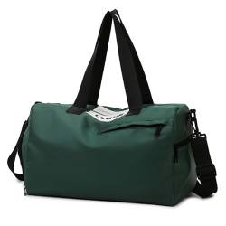 COLseller Reisetasche Damen Handgepäck Tasche Weekender Bag Sporttasche mit Nassfach Schuhfach Reisetasche Tasche für Flugzeug Weekender Schwimmtasche,Green von COLseller