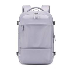 COLseller Reisetasche Damen Handgepäck Tasche mit Schuhfach Sporttasche mit Nassfach Schuhfach Reisetasche Tasche für Flugzeug Weekender Schwimmtasche,Purple von COLseller