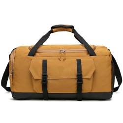 COLseller Reisetasche Damen Reisetaschen Groß mit Schuhfach Weekender Bag Damen Geeignet für Reisen wasserdichte Tragetasche, Camping,Yellow von COLseller
