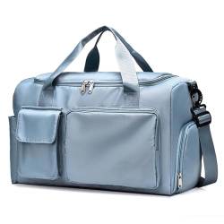 COLseller Reisetasche Damen Sporttasche, Damen Weekender Bag Fitnesstasche Trainingstasche Frauen für Reise Gym,Blue von COLseller