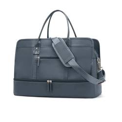 COLseller Reisetasche Damen Weekender Bag mit Schuhfach und Nassfach Sport Tasche für Reisen Gym Urlaub Übernachtung,Gray von COLseller