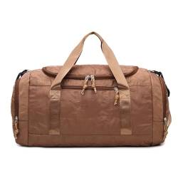 COLseller Reisetasche Foldybag Weekender Reisetasche Damen Travel Duffle Bag Weekender Herren für Reisen, Urlaub Übernachtung, Krankenhaus, Camping,Brown von COLseller