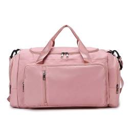 COLseller Reisetasche mit Schuhfach Weekender Damen Großes Öffnungsdesign Wasserabweisende Weekender Gym Travel Bag Handgepäck Tasche,A von COLseller