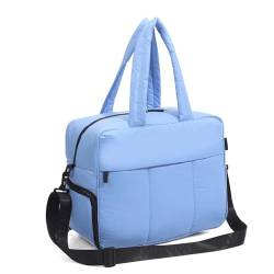 COLseller Sport Duffel Bag Damen Gepäck Serie Praktische Reisetasche Wasserabweisende Weekender Gym Travel Bag Handgepäck Tasche Trainingstasche für Damen Herren,Blue von COLseller