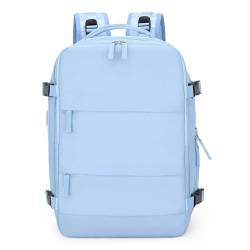 COLseller Sporttasche Reisetasche Damen Sporttasche Cabin Bag für Kurze Reisen, Airline, Krankenhaus, Strand,Blue von COLseller