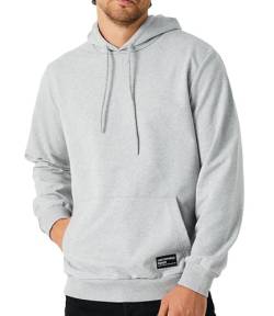 COMEOR Hoodie Herren Kapuzenpullover Sweatshirts (Hellgrau M) von COMEOR