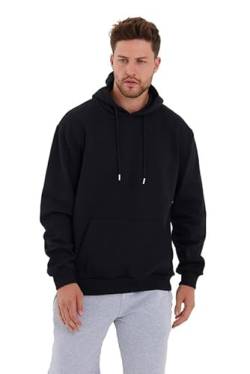 COMEOR Hoodie Herren Kapuzenpullover Sweatshirts (Schwarz 2XL) von COMEOR