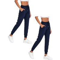 COMEOR Jogginghose Damen -Baumwolle Sporthose, Trainingshosen, Freizeithosen, Sweatpants (2-tlg) mit Regular Passform von COMEOR