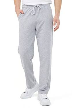 COMEOR Jogginghose Herren Baumwolle Sweathose - Lange Sport Hose Herren - Jogger Trainingshose Herren, Relaxing Hose (Grau, 2XL) von COMEOR