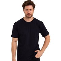 COMEOR T-Shirt Herren Basic T-Shirts Baumwolle (Packung, 1-tlg) mit gerader Ärmel Abschluss von COMEOR