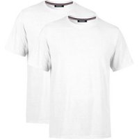 COMEOR T-Shirt Herren Basic T-Shirts Baumwolle (Packung, 2-tlg) mit gerader Ärmel Abschluss von COMEOR