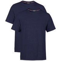 COMEOR T-Shirt Herren Basic T-Shirts Baumwolle (Packung, 2-tlg) mit gerader Ärmel Abschluss von COMEOR