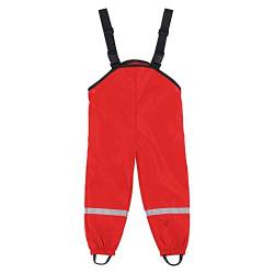 Damen Herren Regenlatzhose, Erwachsene Wind- und wasserdichte Matschhose Atmungsaktiv Verstellbaren Einteilige Jumpsuit Regenhose Trägern Buddelhose Regenhosen für Fahrrad Sport, Rain Pants von COMIOR