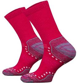 COMODO TECHNICAL SOCKS Dünn Wandersocken STAL LIGHT HIKER mit ALPAKAWOLLE. Atmungsaktive Socken für lange Wanderungen. Für Damen und Herren. (stal_35_RO) von COMODO TECHNICAL SOCKS