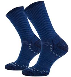 COMODO TECHNICAL SOCKS Dünn Wandersocken STAL LIGHT HIKER mit ALPAKAWOLLE. Atmungsaktive Socken für lange Wanderungen. Für Damen und Herren. (stal_39_JEANS) von COMODO TECHNICAL SOCKS