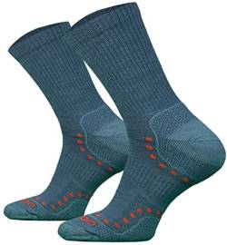 COMODO TECHNICAL SOCKS Dünn Wandersocken STAL LIGHT HIKER mit ALPAKAWOLLE. Atmungsaktive Socken für lange Wanderungen. Für Damen und Herren. (stal_39_PP) von COMODO TECHNICAL SOCKS