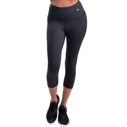 CompressionZ Kompressions-Capri-Leggings für Frauen – Yoga-Caprihose, Laufhose, Fitnesshose - Schwarz - X-Klein von COMPRESSIONZ