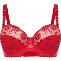 CONTURELLE felina Provence Bügel-BH, Stickerei, floral, für Damen, rot, 100B von CONTURELLE felina