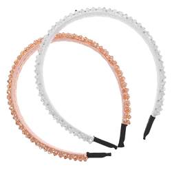 COOPHYA 2St Stirnband haarschmuck haarband Haarreifen für Haarreif koreanische haarzusätze Stirnbänder für Damenhaar-Make-up Stirnbänder für damen stirnbänder Wagen von COOPHYA