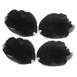 COOPHYA 4 Stück Haarspange Für Mädchen Haarspangen Haarschmuck Fascinator-clip Niedliche Haaraccessoires Süße Haaraccessoires Kleine Clips Für Haare Braut Mode Feder Haarnadel von COOPHYA