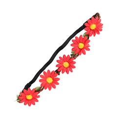 COOPHYA 5st Braut Stirnband Gänseblümchen-stirnbänder Sonnenblumenkrone Haarkranz Blumen-haarband Blumenkronen Für Frauen Blumenmädchen-kopfschmuck Blumenkopfschmuck Fräulein Einstellbar von COOPHYA