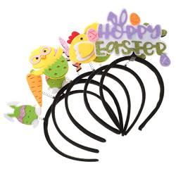 COOPHYA 5st Ostern Stirnband Ostern Kopfhörer Stirnband Für Die Frühlingsparty Süßes Häschen-stirnband Osterei Haarband Frohe Ostern Stirnbänder Hasenhaarreifen Kind Kleidung Karotte Filz von COOPHYA